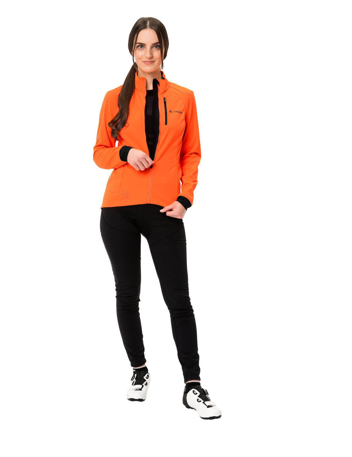 VAUDE Posta Softshell Jacket Damen neon orange - Image 7