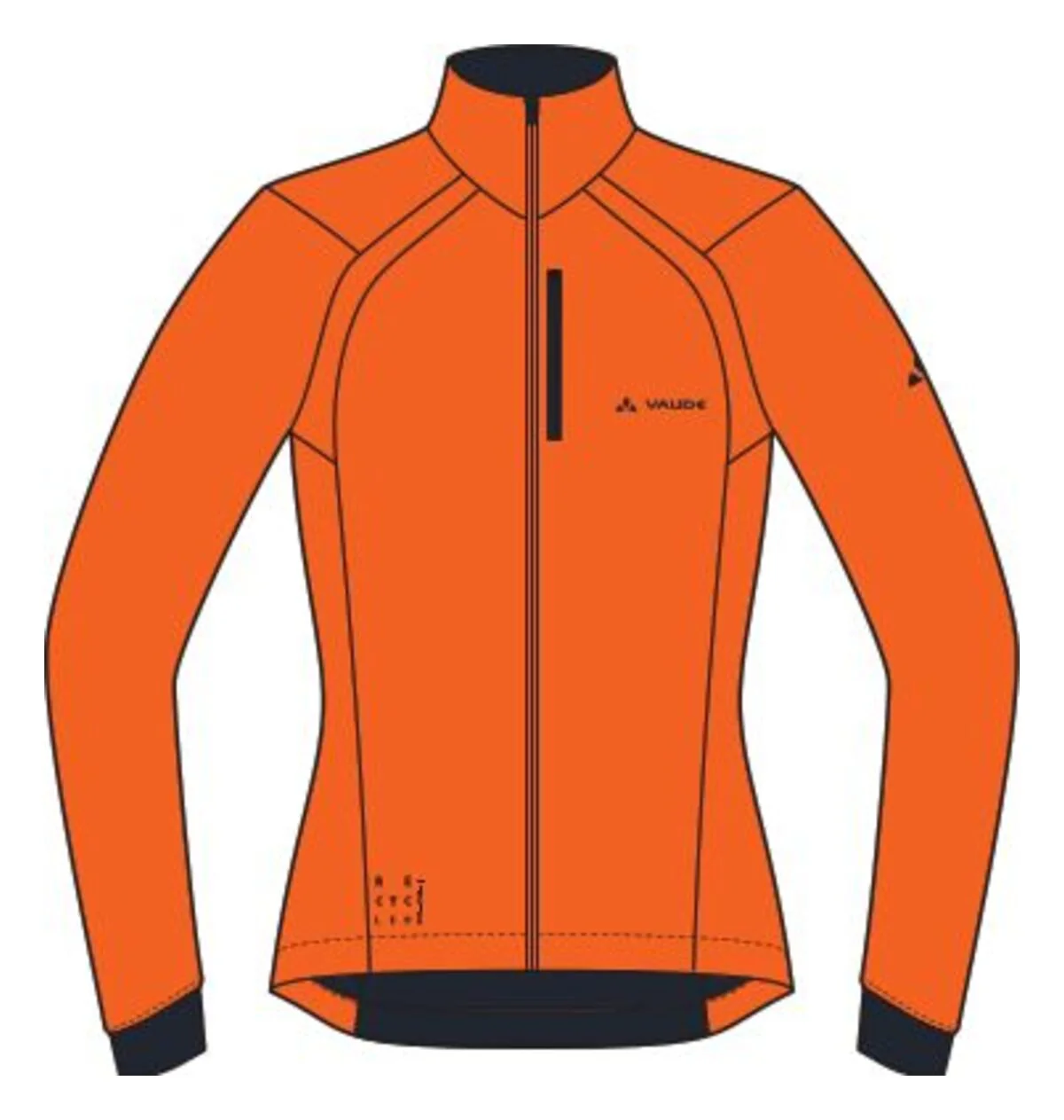 VAUDE Posta Softshell Jacket Damen neon orange - Image 9