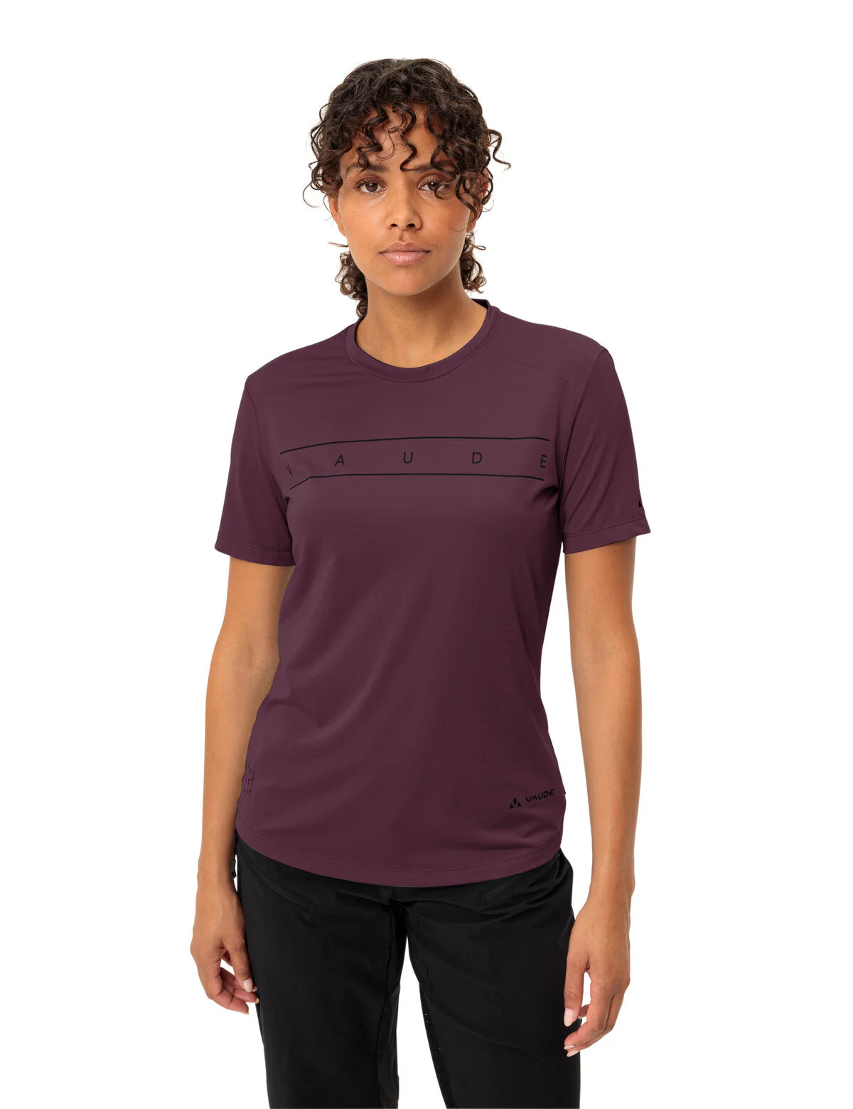 VAUDE Qimsa Logo Shirt Damen cassis - Image 3