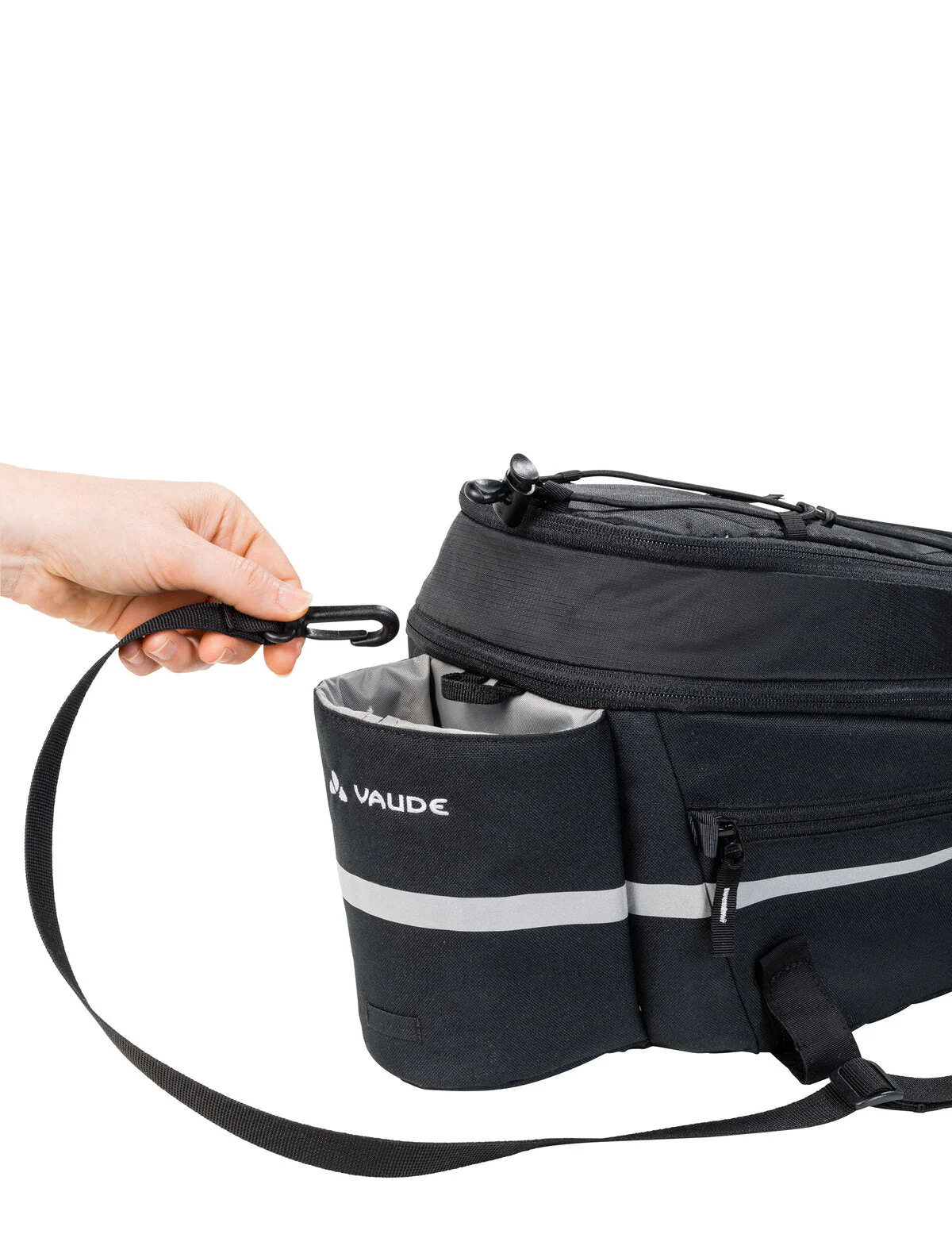VAUDE Silkroad L Gepäckträgertasche schwarz - Image 2
