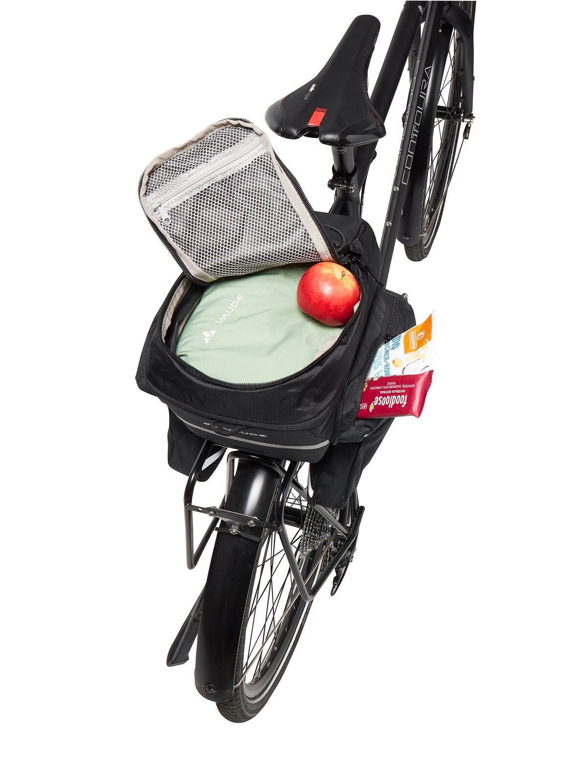 VAUDE Silkroad Plus Gepäckträgertasche Snap-It schwarz - Image 3