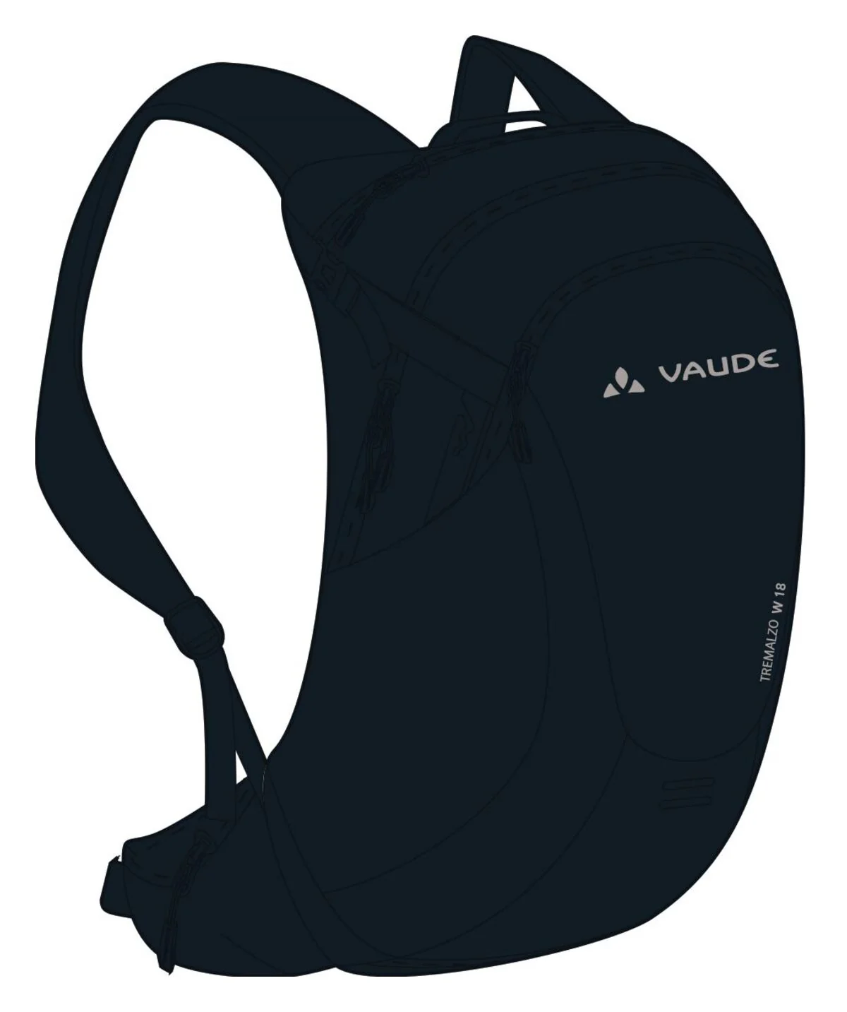 VAUDE Tremalzo 18 Rucksack Damen schwarz - Image 10