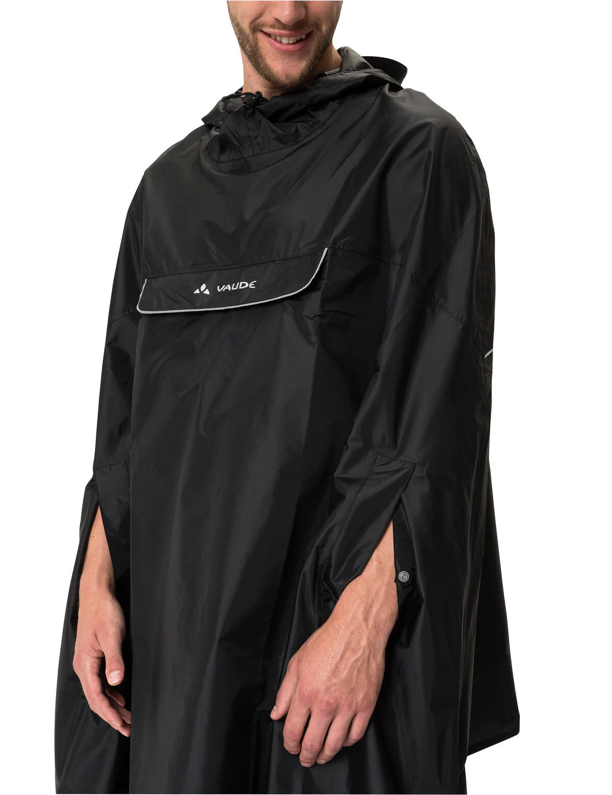 VAUDE Valdipino Poncho schwarz - Image 6