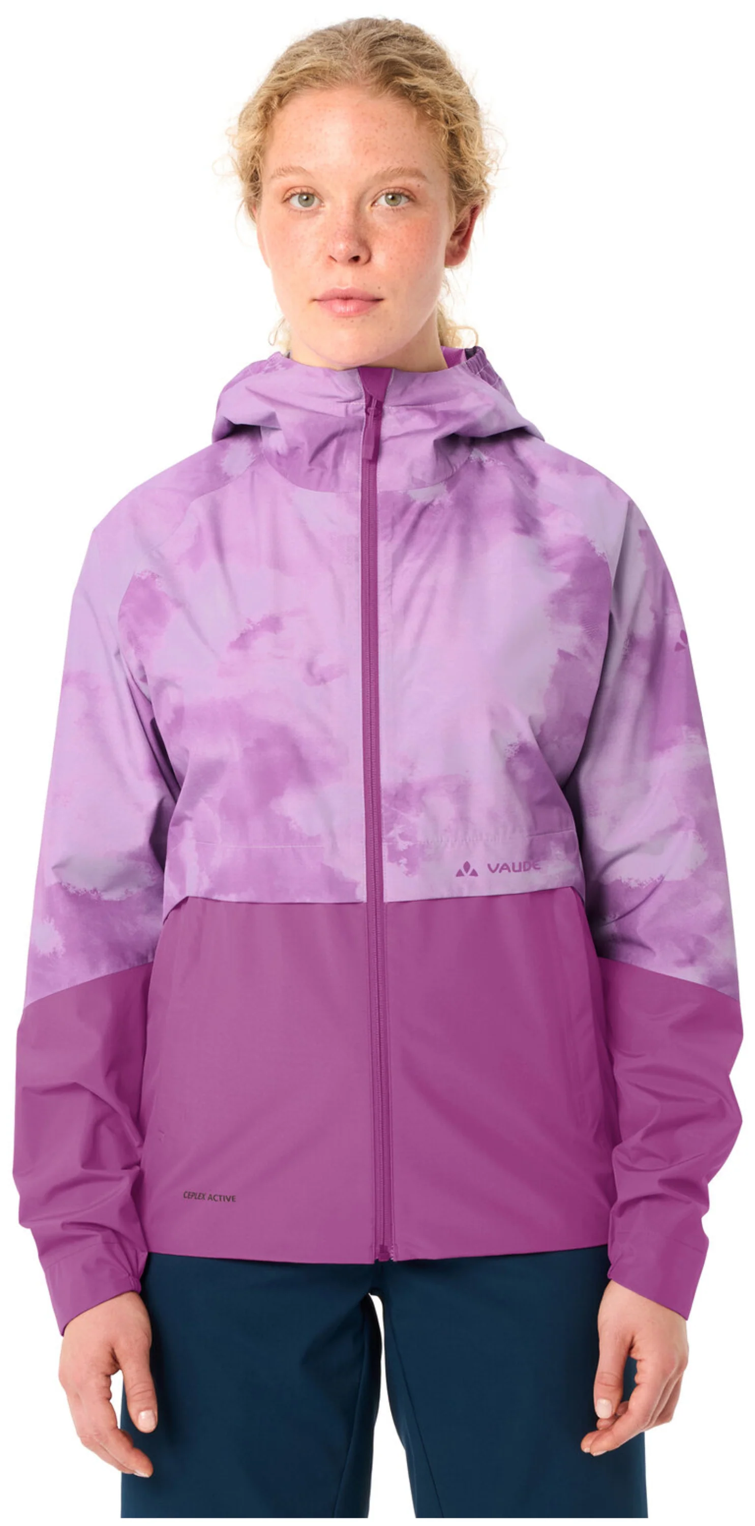 VAUDE Women's Loamer Rain Jacket raspberry - Image 3