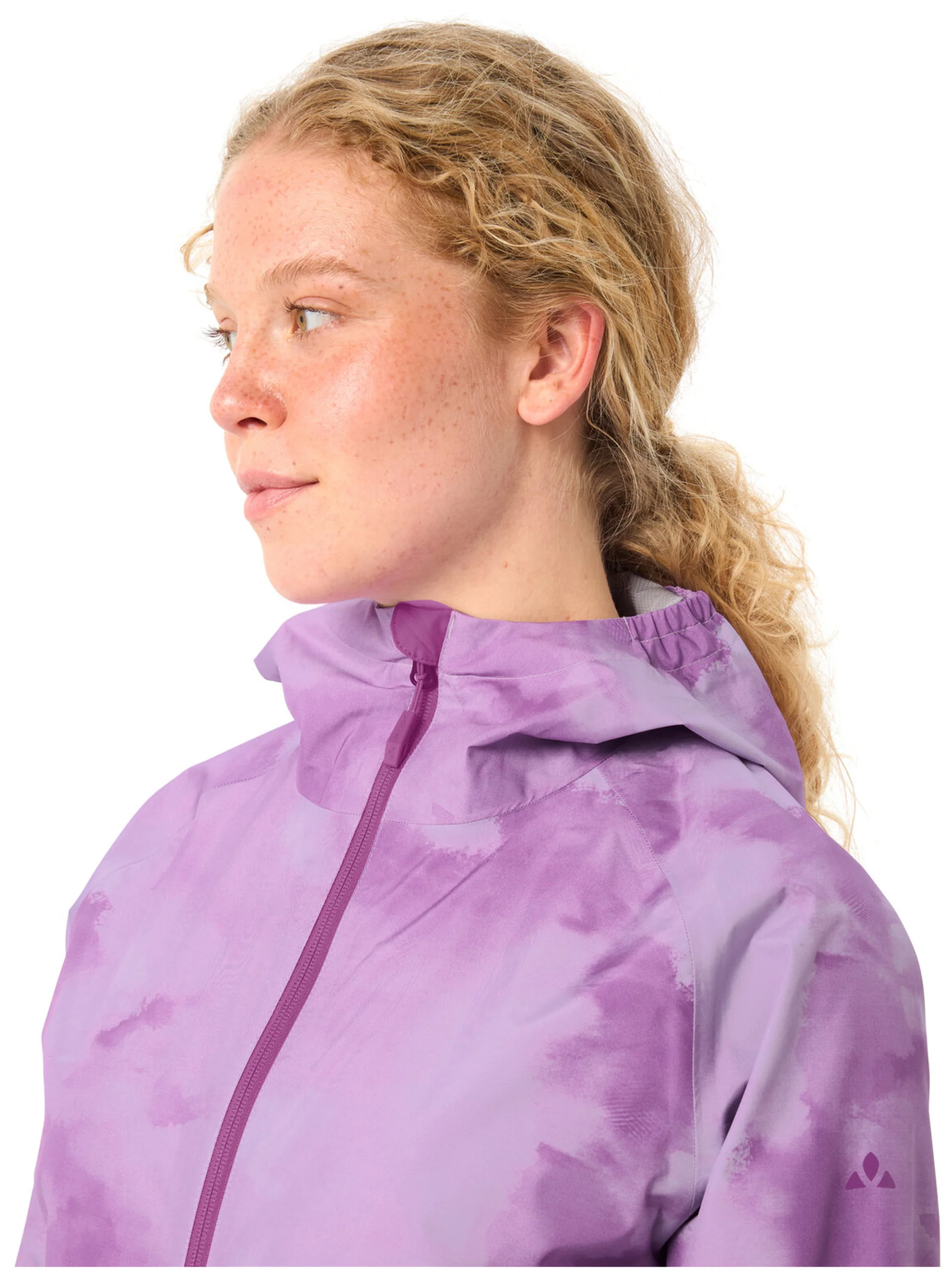 VAUDE Women's Loamer Rain Jacket raspberry - Image 6
