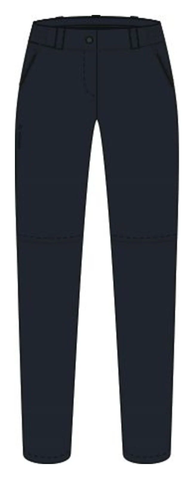 VAUDE Yaras Zip Off Pants Damen schwarz - Image 9
