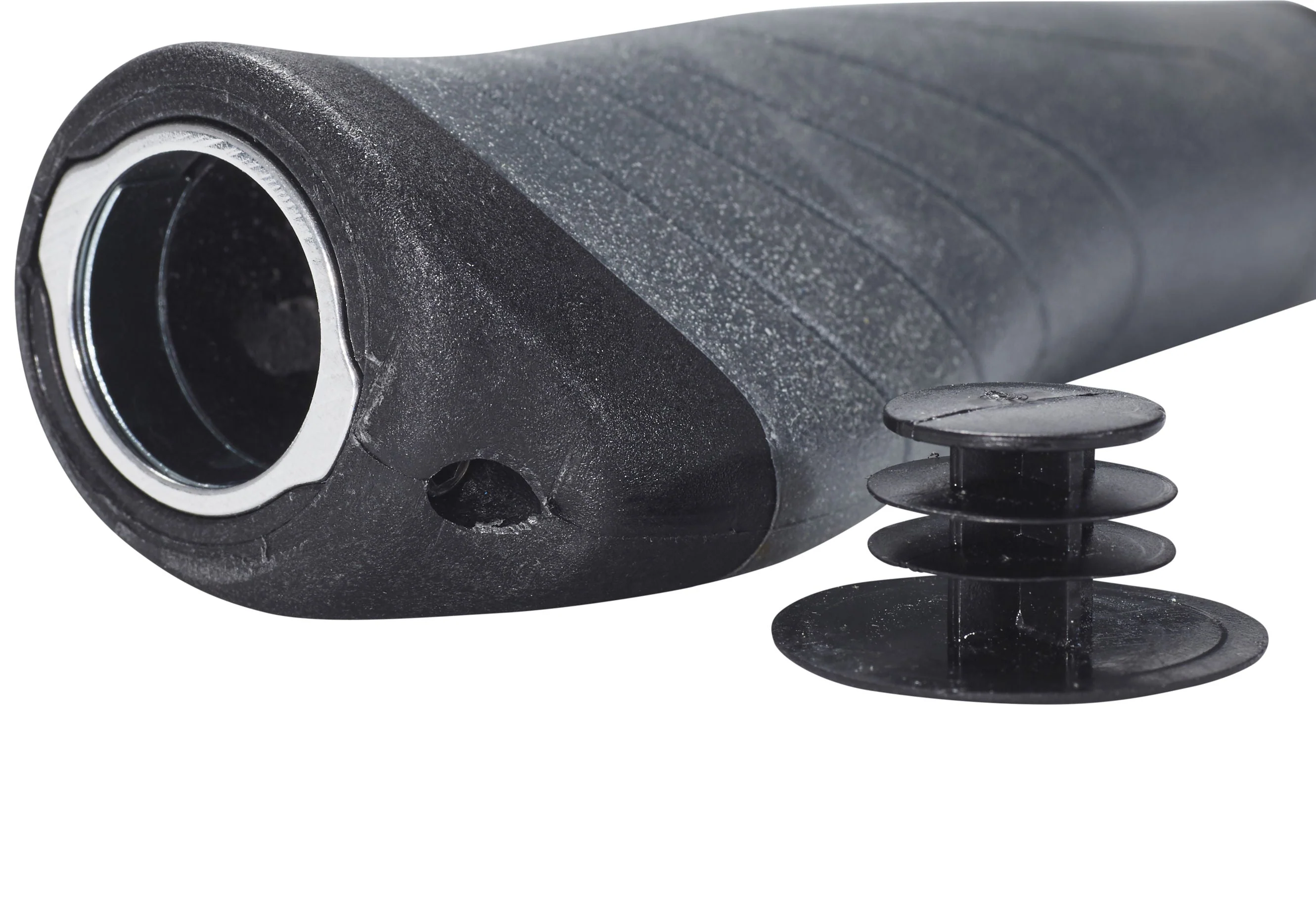 XLC GR-S04 Ergonomic Schraubgriffe schwarz/grau - Image 2
