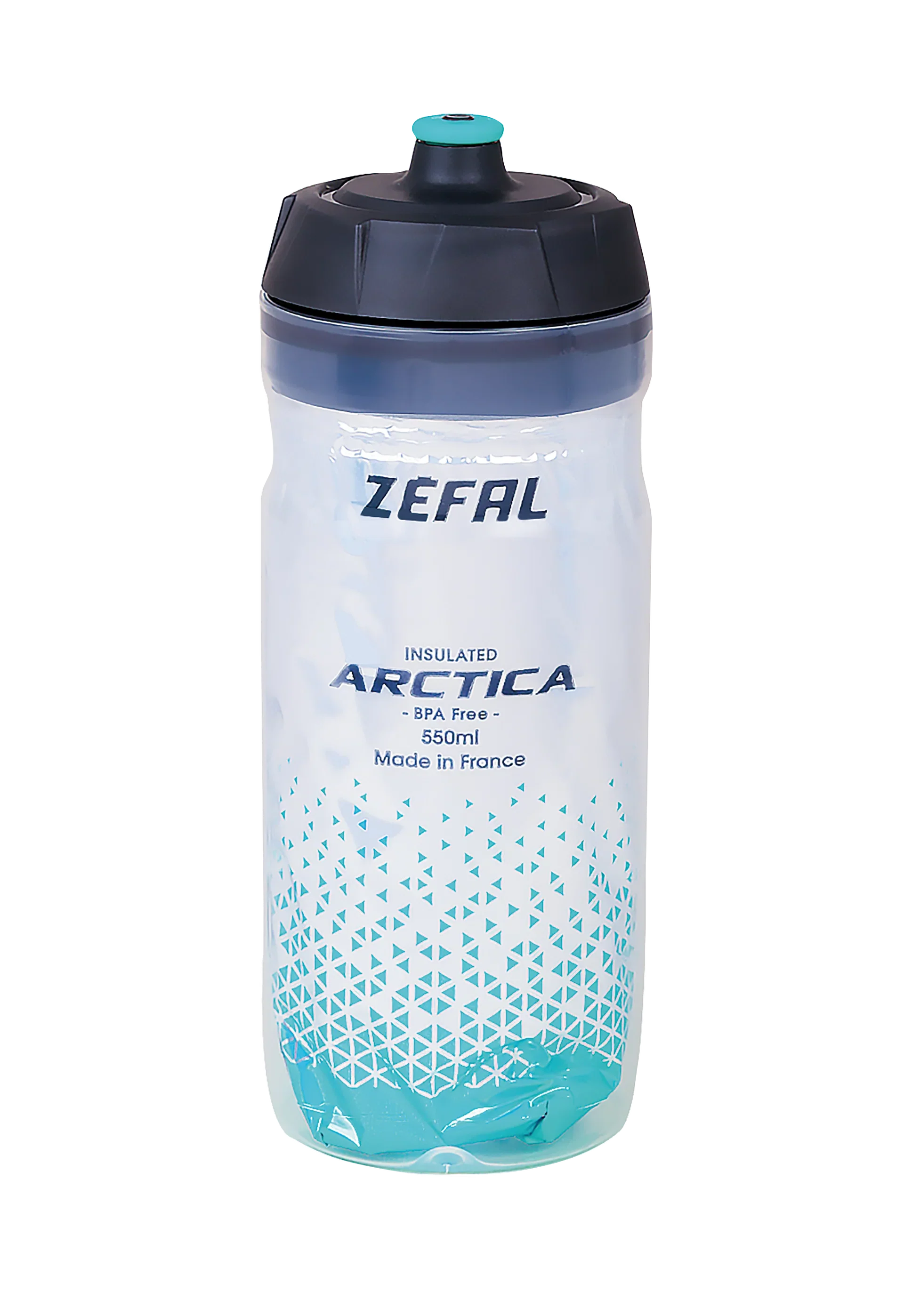 Zefal Arctica 55 Thermo-Trinkflasche 550ml silber/türkis