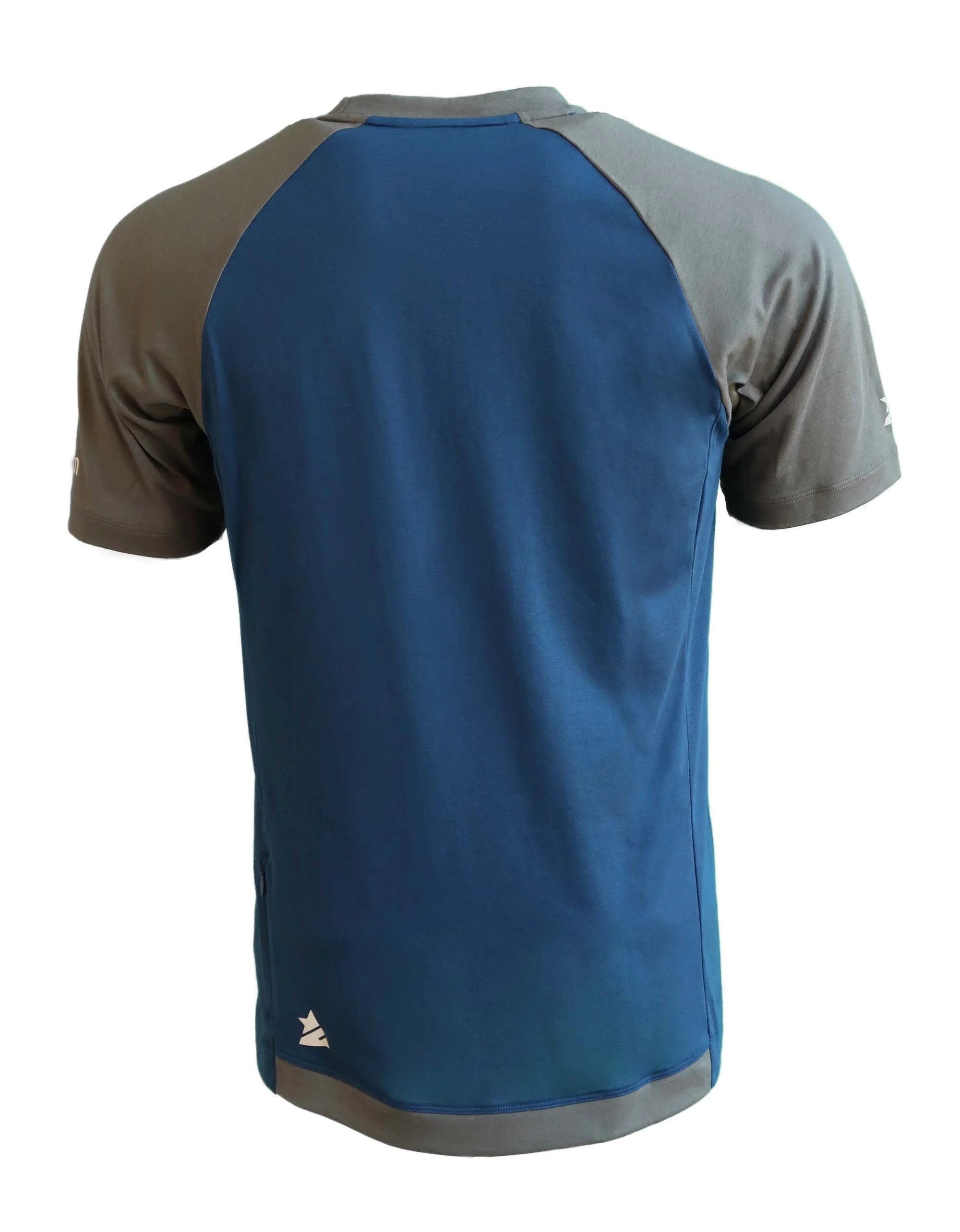 Zimtstern PureFlowz Shirt SS Men French Navy / Dusty Olive - Image 2