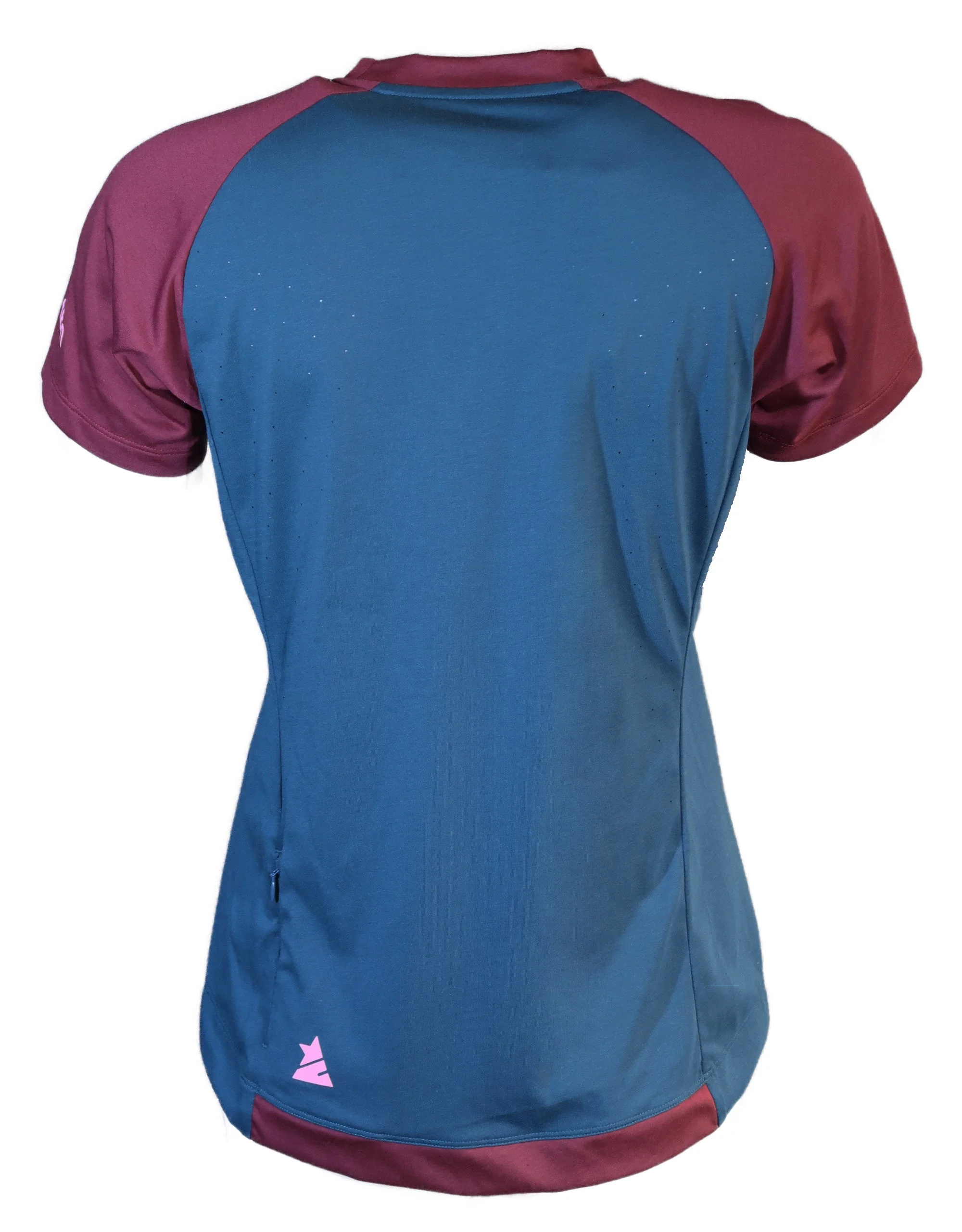 Zimtstern PureFlowz Shirt SS Wmns French Navy/Windsor Wine - Image 2