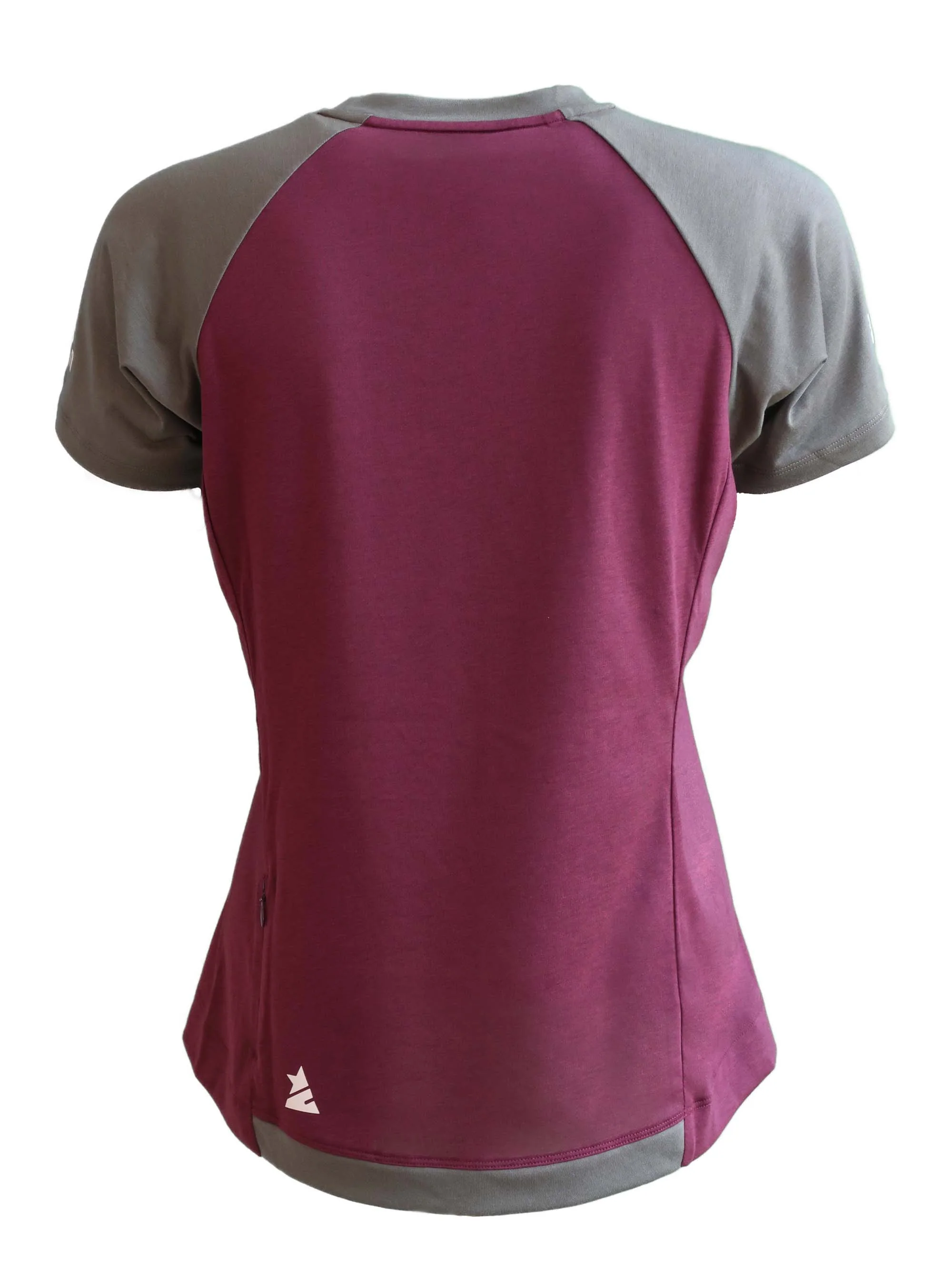 Zimtstern PureFlowz Shirt SS Wmns Windsor Wine/Dusty Olive - Image 2